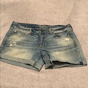 Denim jean shorts